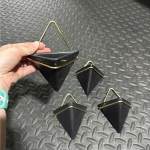 Elegant Black and Gold Wall Decoration